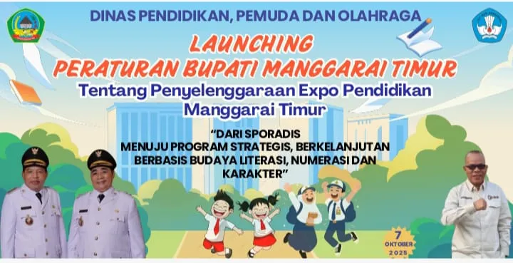Pemkab Manggarai Timur Luncurkan Perbup Expo Pendidikan dan Website Resmi Disdikpora