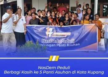Sambut HUT ke-14 NasDem NTT, Lima Panti Asuhan di Kupang Diberi Bantuan