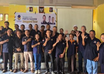 NasDem Matim Gelar Pendidikan Politik, Elvis Jehama:’Kami tetap Konsisten bawa Arus Perubahan untuk Rakyat’